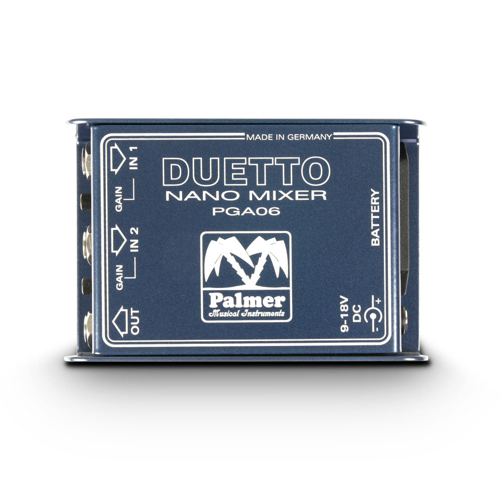 Palmer DUETTO - Nano-mixer para guitarras y señales de línea
