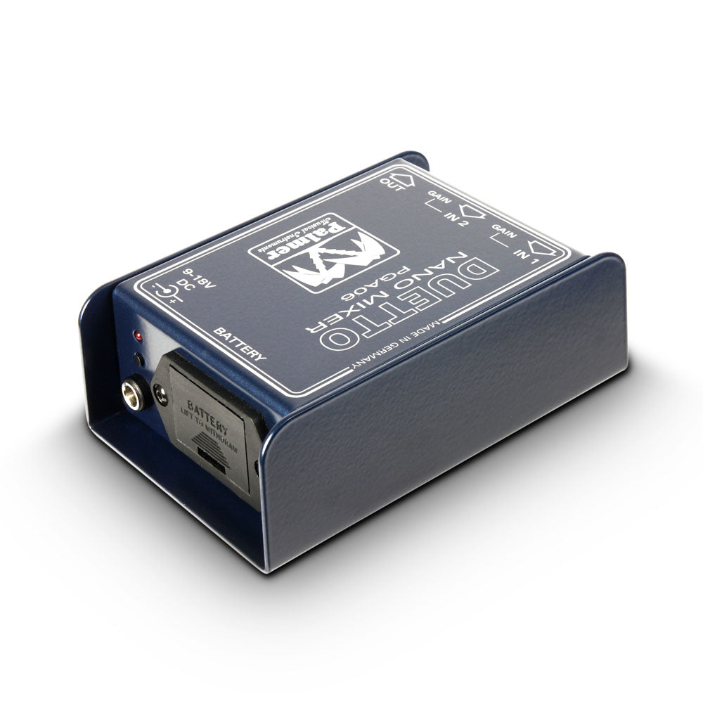 Palmer DUETTO - Nano-mixer para guitarras y señales de línea