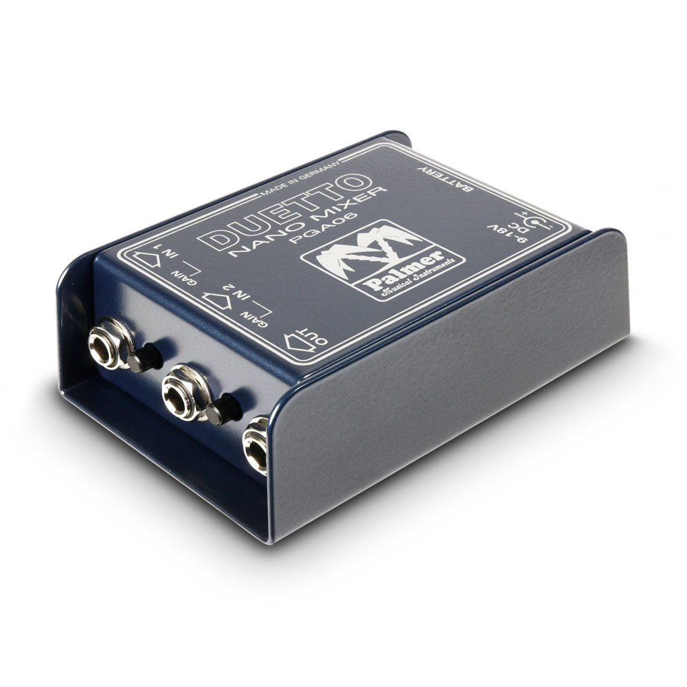 Palmer DUETTO - Nano-mixer para guitarras y señales de línea
