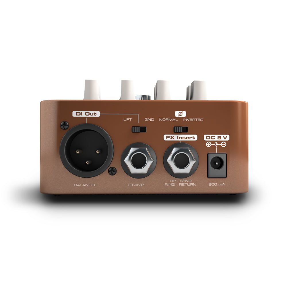 Palmer POCKET AMP ACOUSTIC – Preamplificador portátil para instrumentos acústicos de cuerda