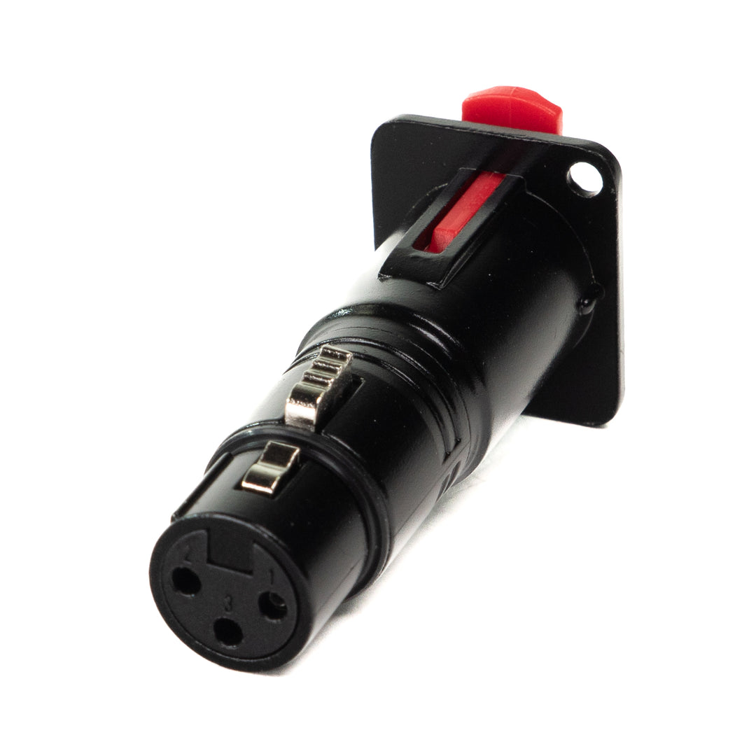 Perfex Jack a XLR Hembra Chasis Conector (Sort)