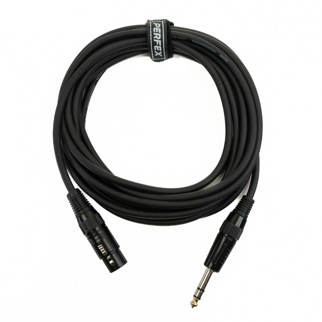 Perfex XLR Hembra a Jack Balanceado (5m)