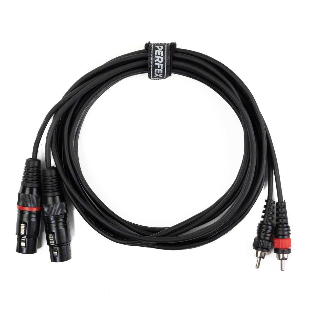 Perfex XLR hembra a RCA phono (3m)