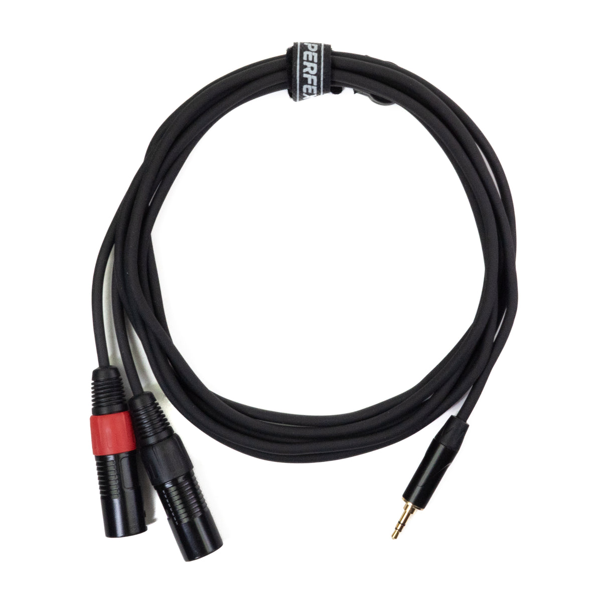 Perfex 2x XLR macho a jack 3,5mm mini (3m)