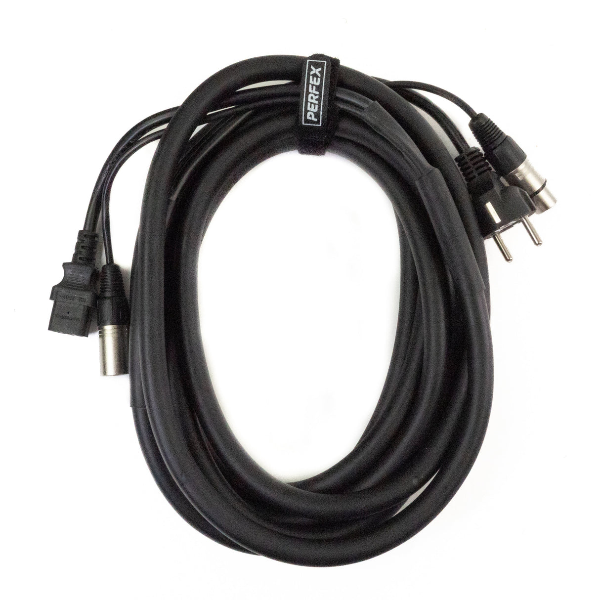Perfex XLR & IEC Cable de Alimentación (Audio, 5m)
