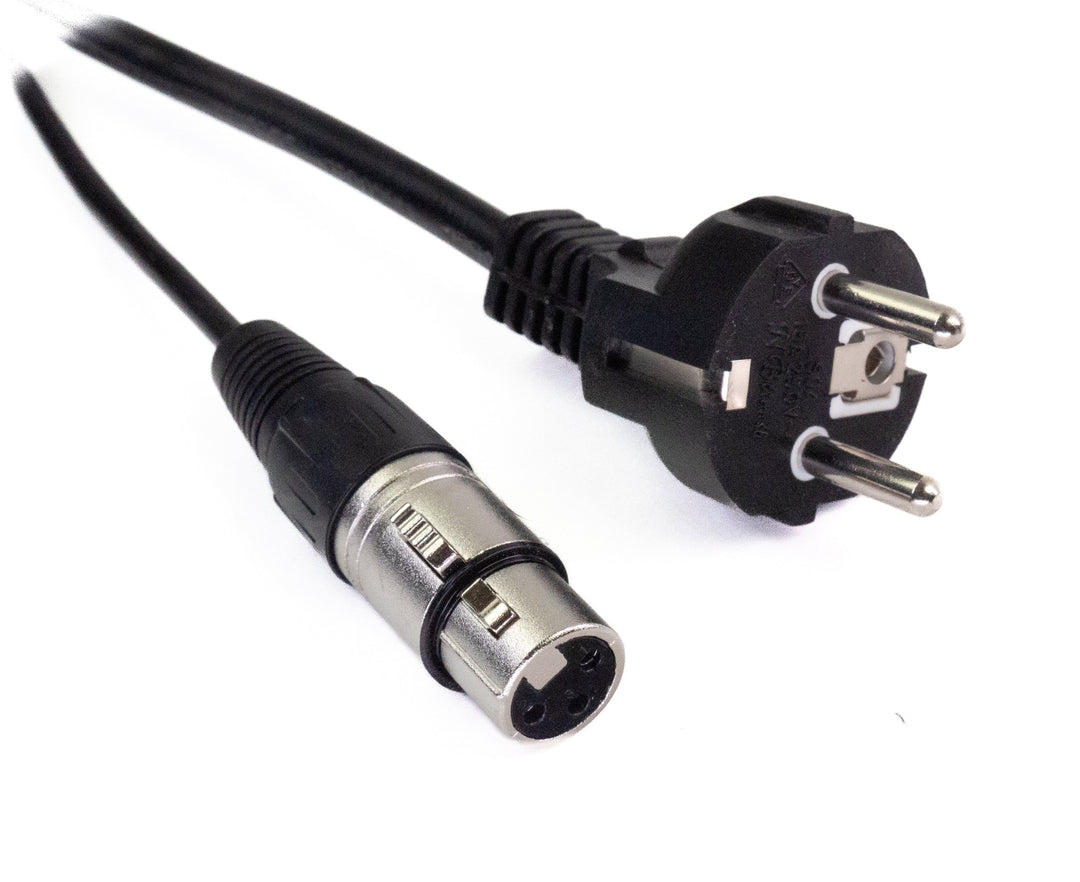 Perfex XLR & IEC Cable de Alimentación (Audio, 10m)