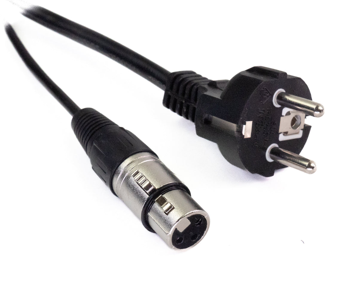 Perfex XLR & IEC Cable de Alimentación (Audio, 10m)