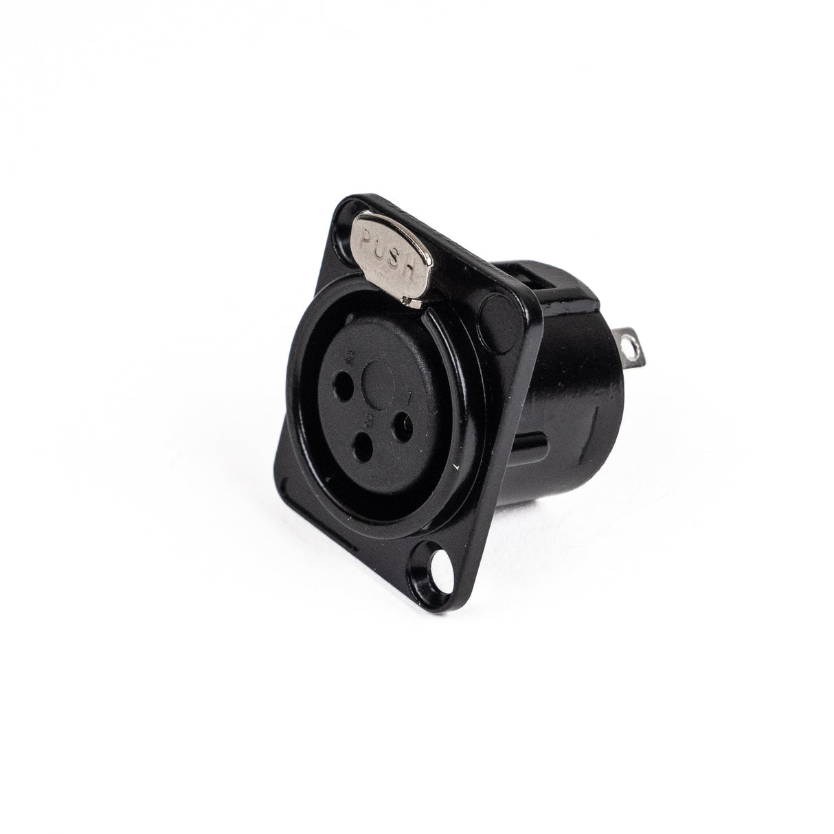Perfex XLR Hun Chassis Stik (Negro)