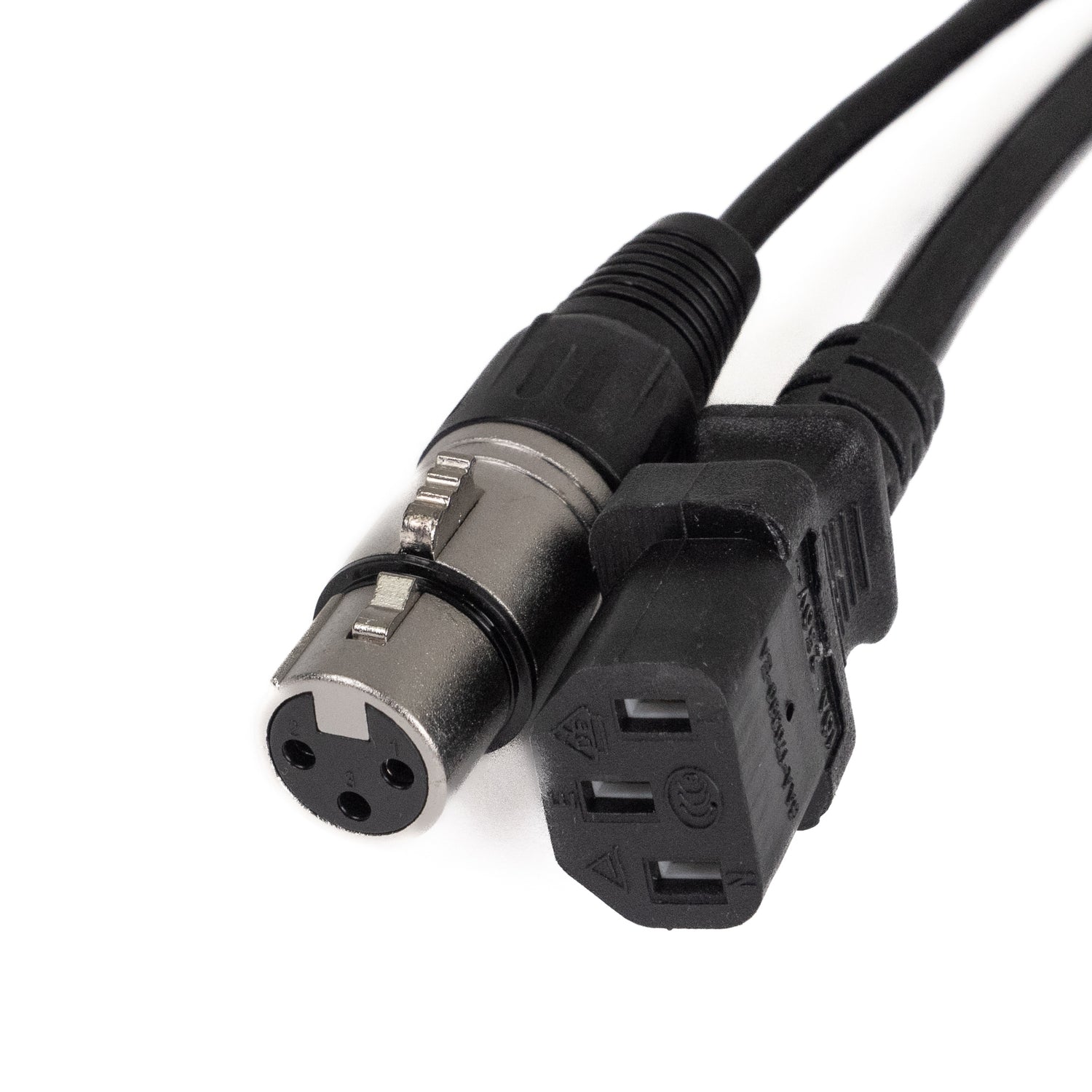 Perfex IEC & XLR multi cable (DMX, 10m)