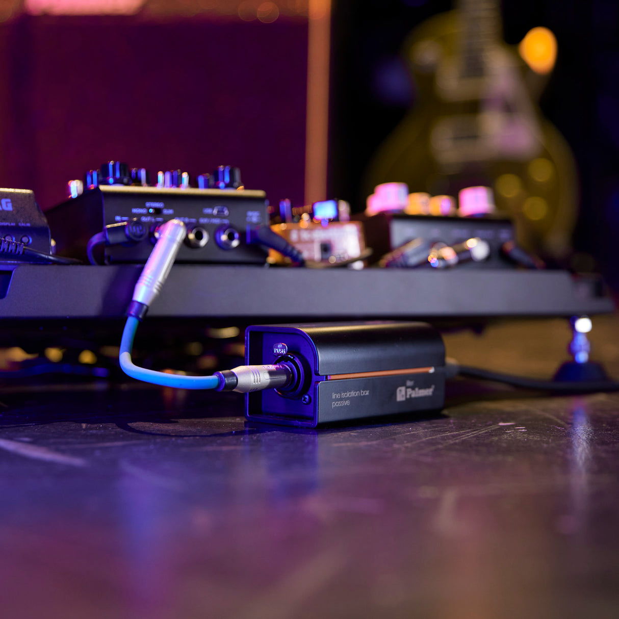 Palmer RIVER iller - Caja de aislamiento de línea pasiva con entrada combo