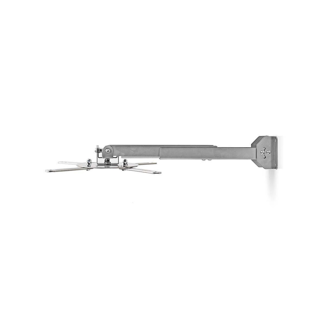Soporte de Pared para Proyector Totalmente Ajustable (Plata, 10kg)