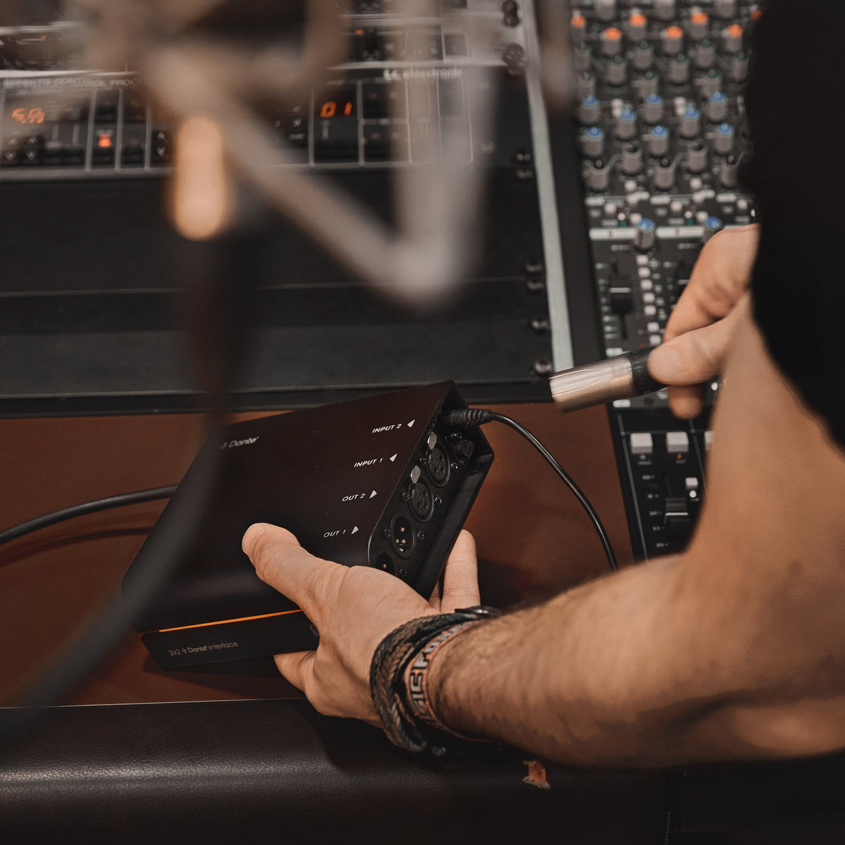 Palmer RIVER lahn - Interfaz Dante® 2x2