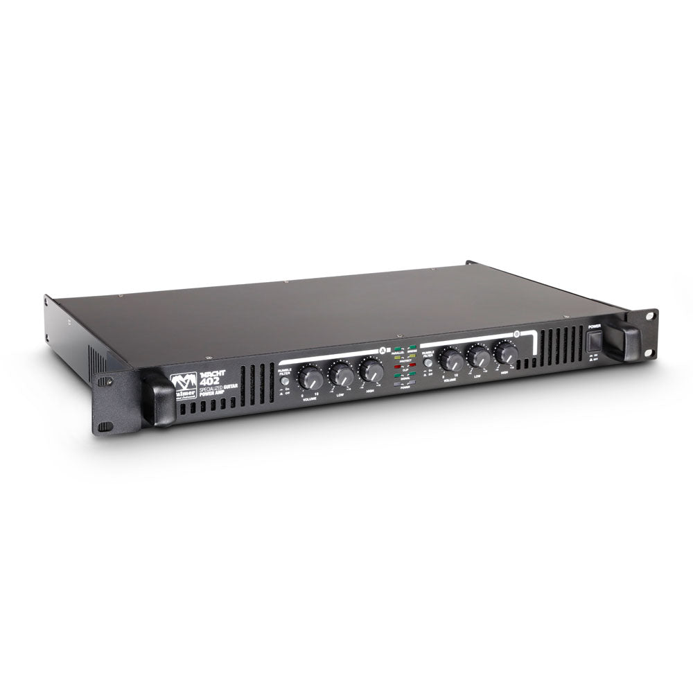 Palmer MACHT 402 - Amplificador de efectos estéreo 19" para guitarra