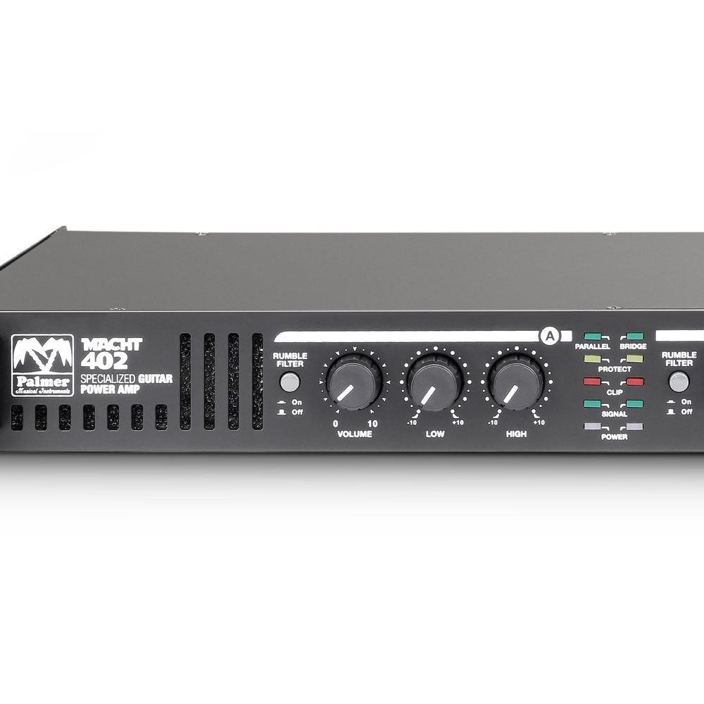Palmer MACHT 402 - Amplificador de efectos estéreo 19" para guitarra