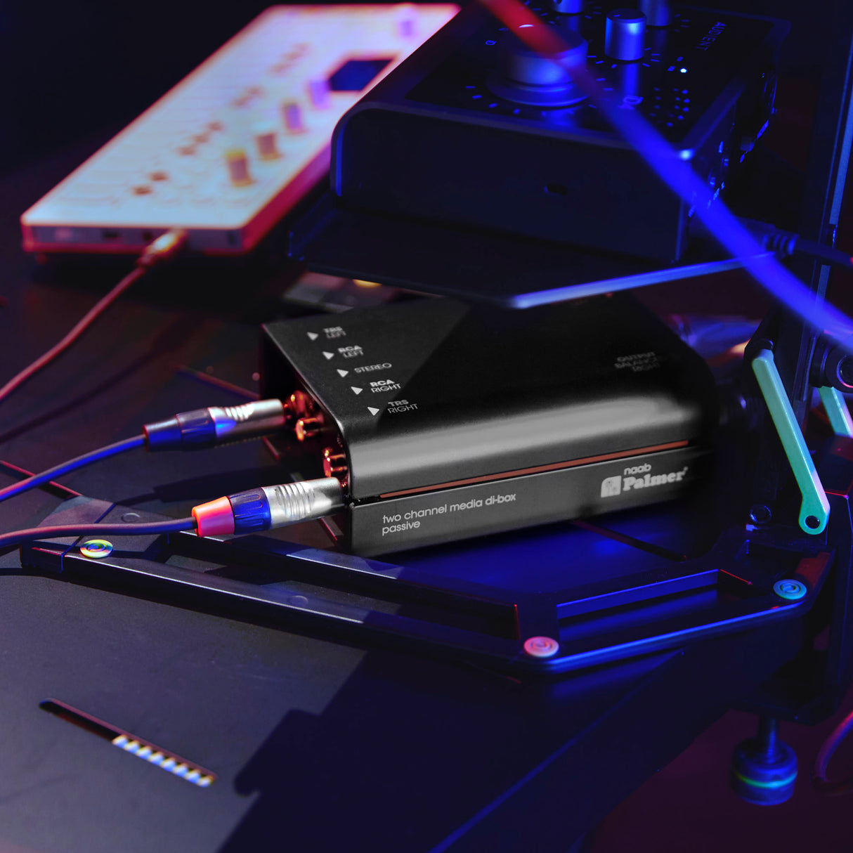 Palmer RIVER naab - Caja DI pasiva de 2 canales para uso multimedia