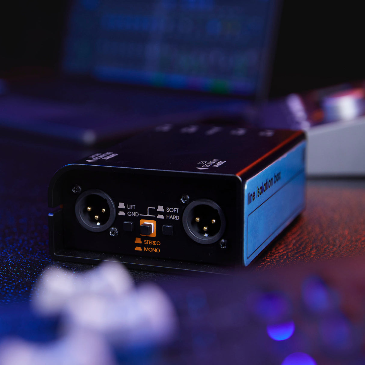 Palmer RIVER naab - Caja DI pasiva de 2 canales para uso multimedia