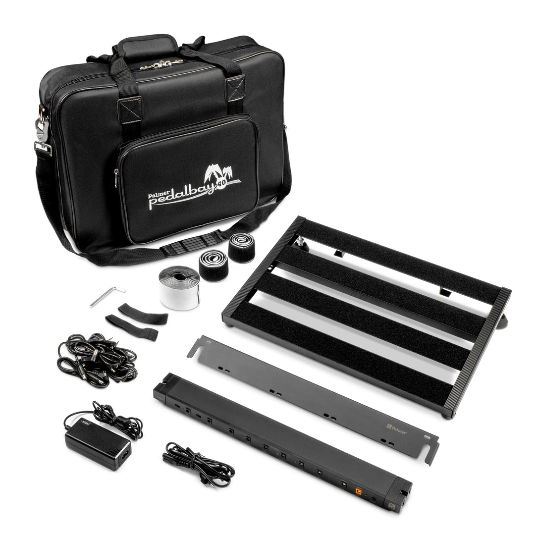 Palmer Pedalbay® 40 PB - pedalboard incl. barra de alimentación WTPB40