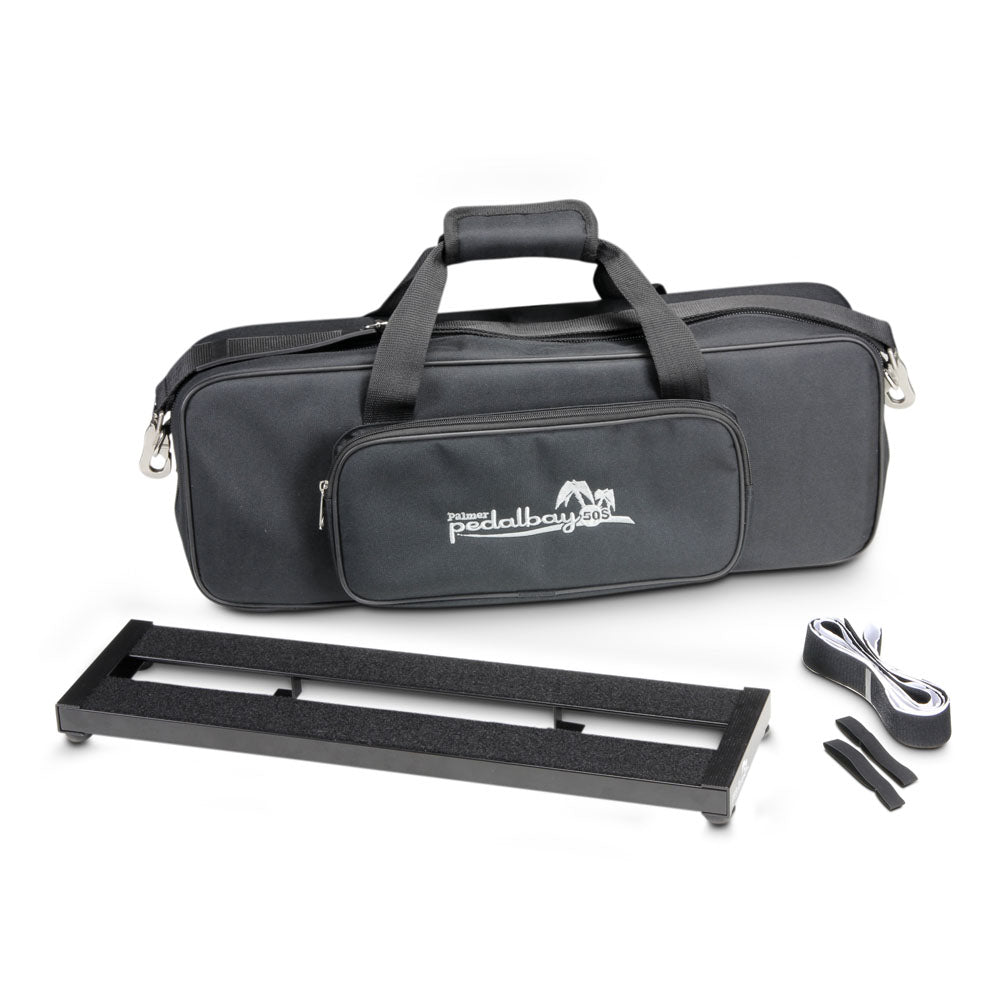 Palmer PEDALBAY® 50 S - Pedalboard compacto y ligero con softcase protectora, 50 cm