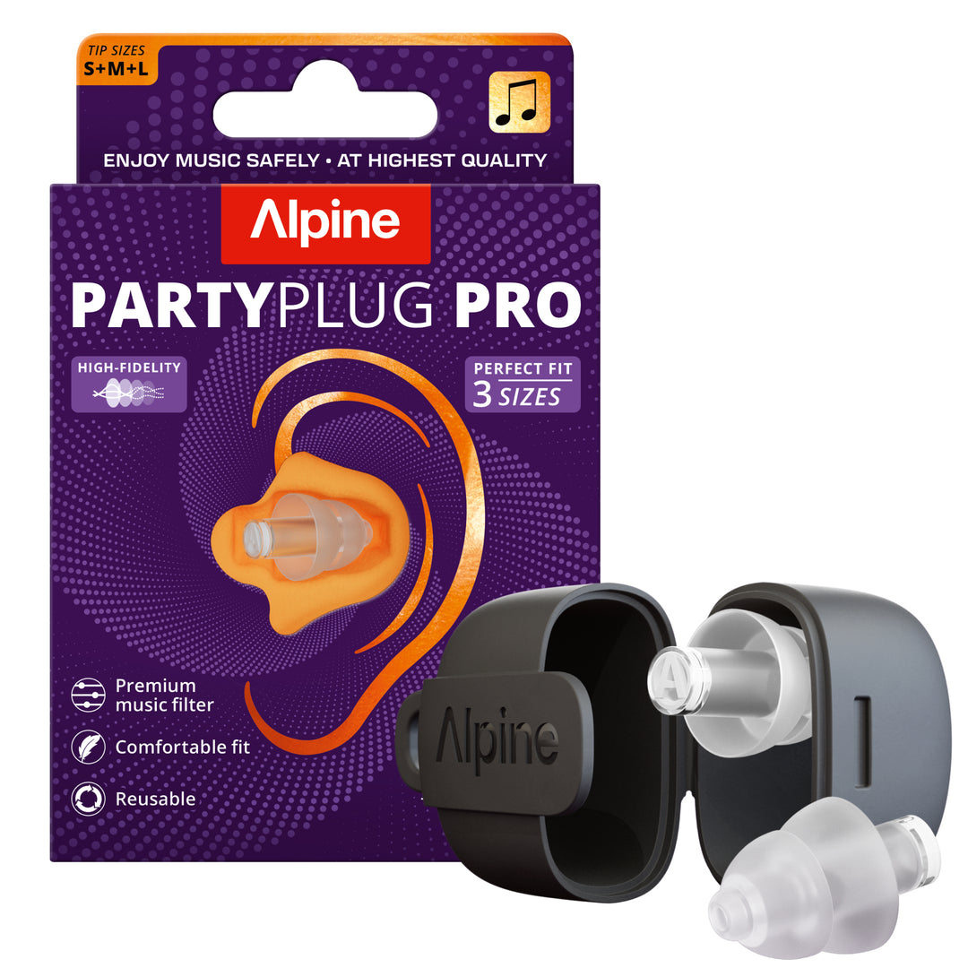 Alpine Partyplug Pro Tapones para los oídos (Transparente)