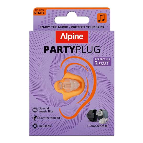 Alpine Party Plug Tapones para los Oídos (Transparente)