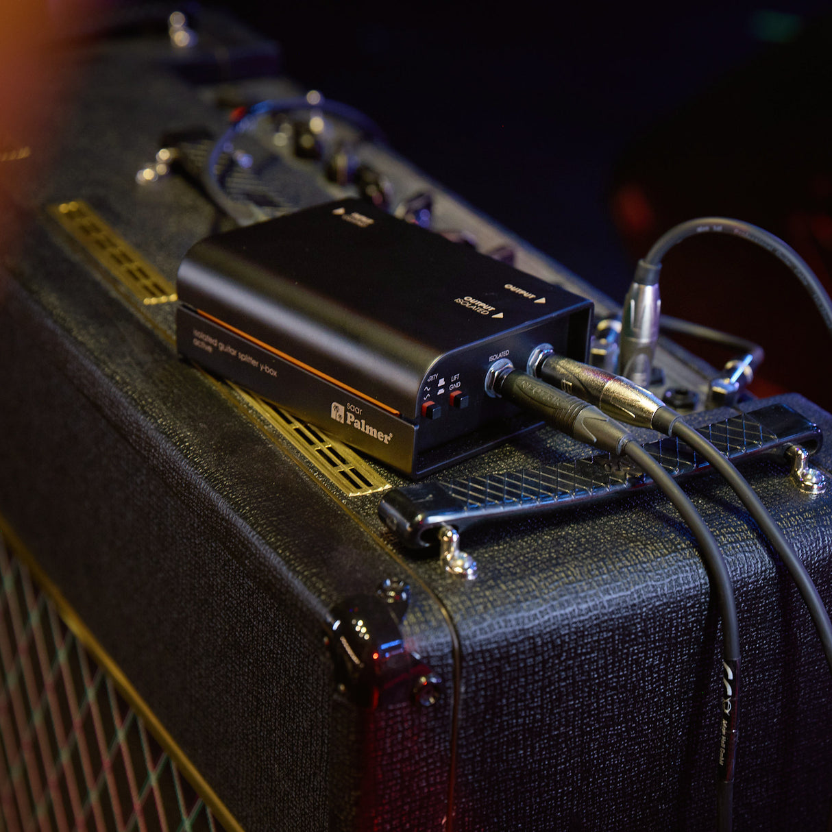 Palmer RIVER saar - Splitter de guitarra activo tipo Y-Box