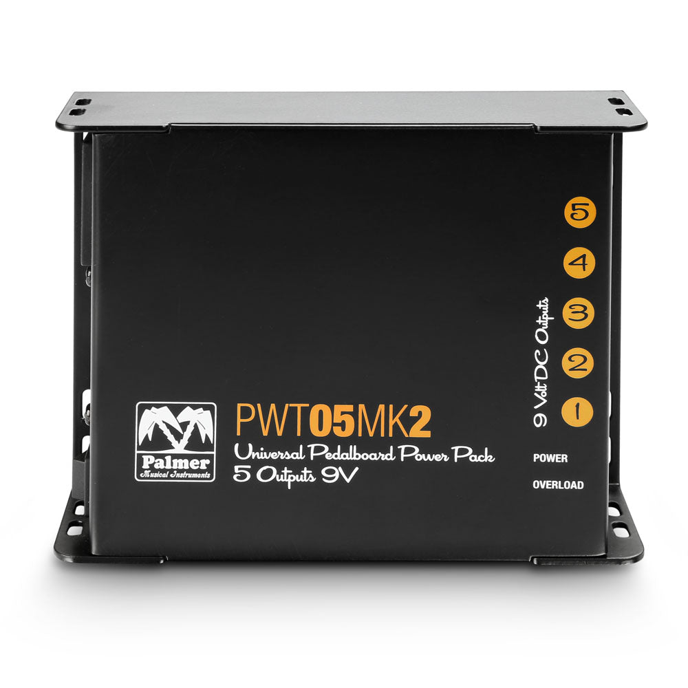 Palmer PWT 05 MK 2 – Fuente de alimentación universal de 9V para pedalboard con 5 salidas