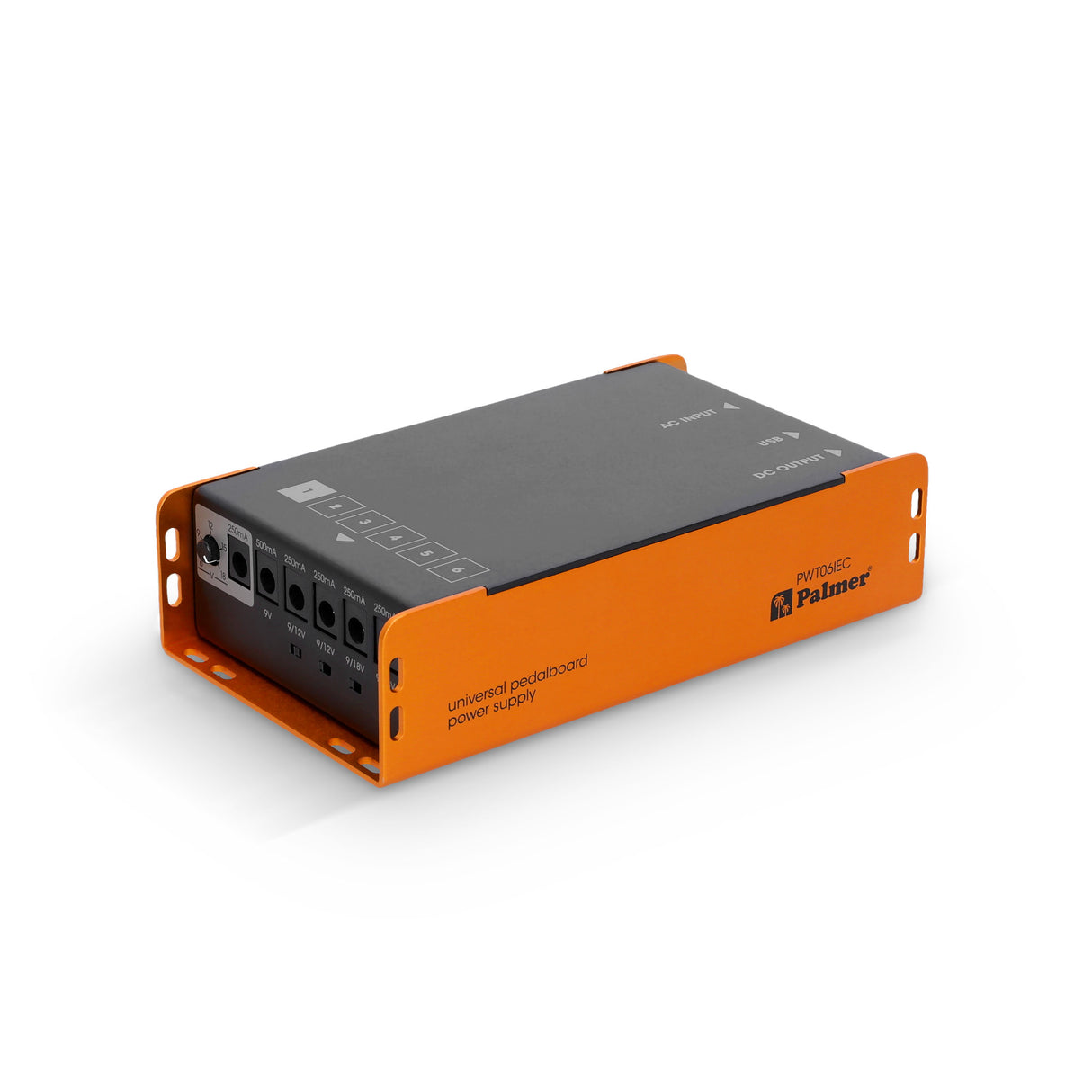 Palmer PWT 06 IEC - Fuente de alimentación universal para pedalboard con USB