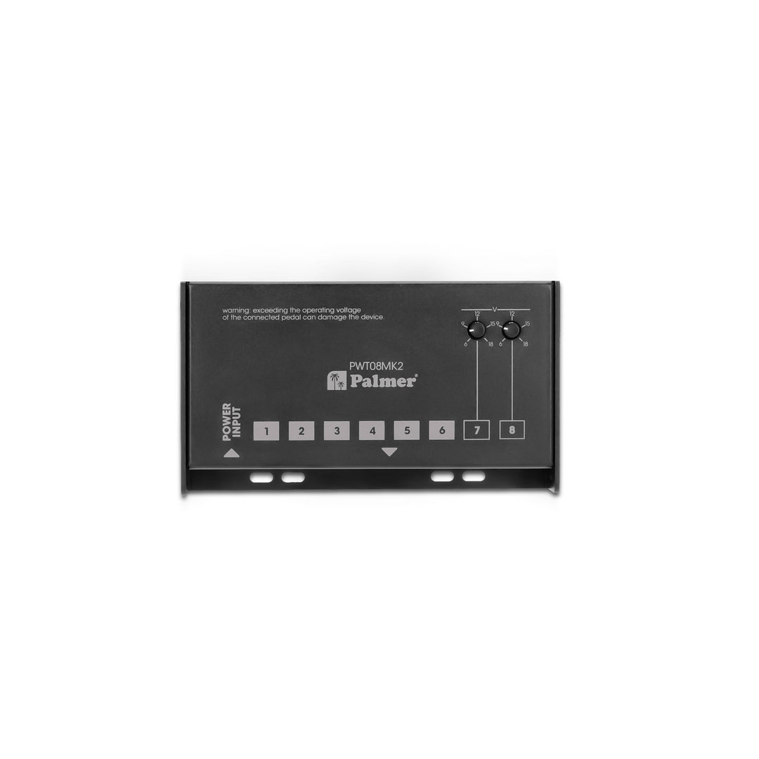 Palmer PWT 08 MK2 - Fuente de alimentación universal para pedalboard de 8 salidas