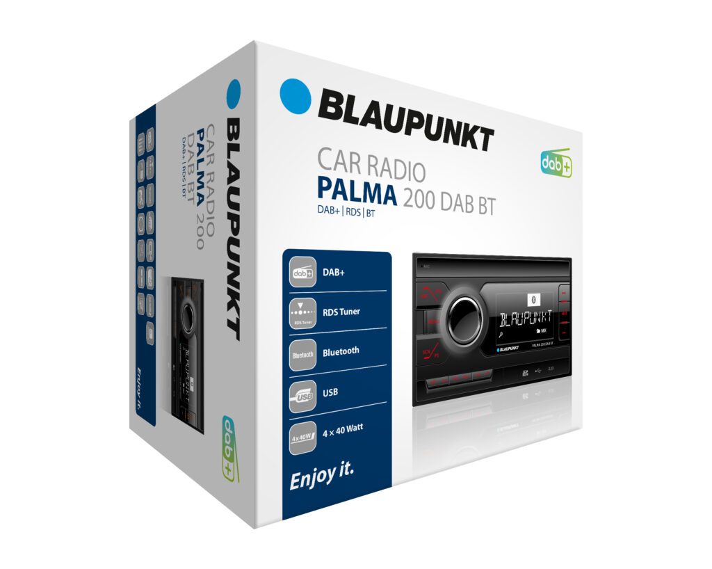 Blaupunkt Palma 200 Car radio w. DAB+ and Bluetooth