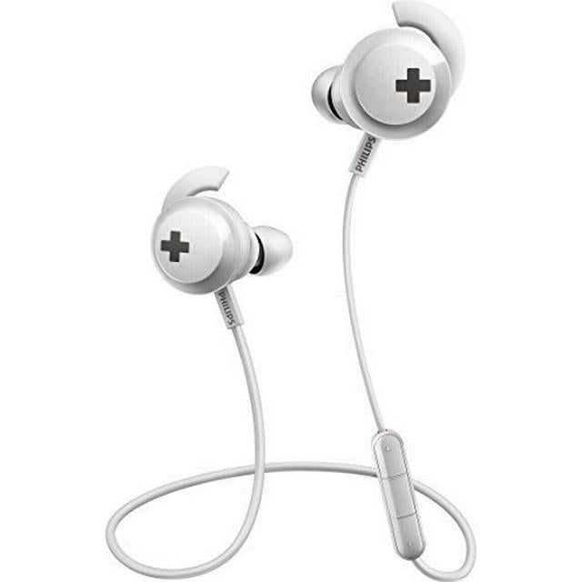 Philips SHB4305W Bluetooth Auriculares Deportivos (Blanco)