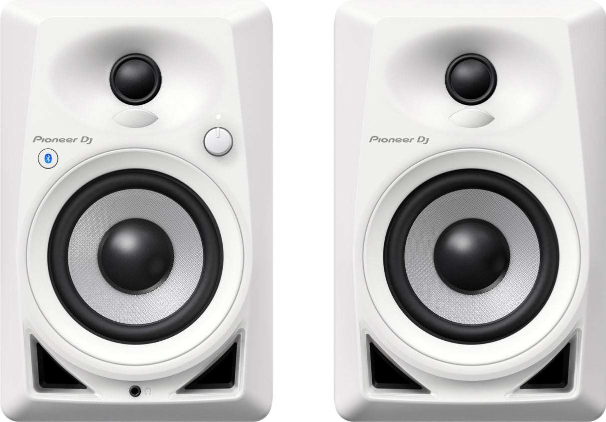 Pioneer DJ DM-40BT-W - Monitores de Estudio con Bluetooth (Blanco)