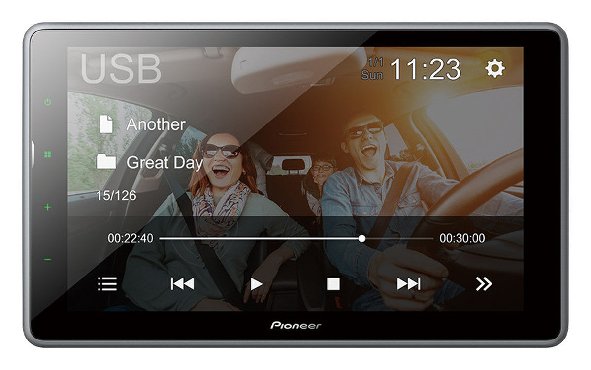 Pioneer DMH-AF555BT Multimedia 9" Car Radio w. Bluetooth