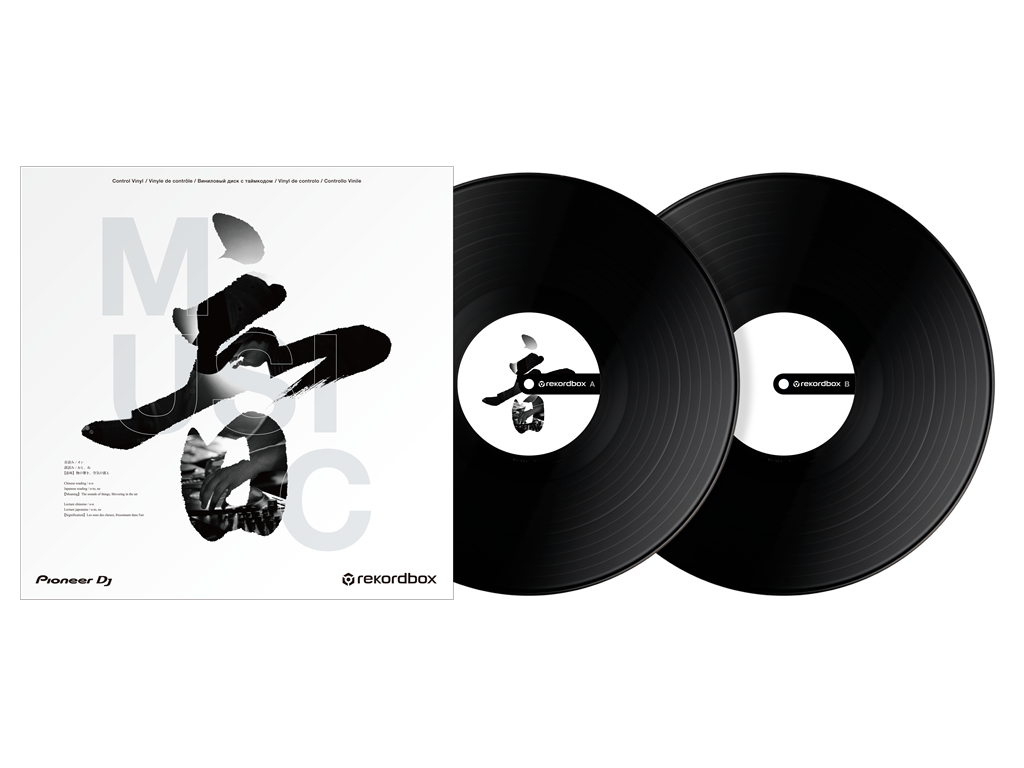 RB-VD2-K Rekordbox control vinyl (set de 2) (negro)