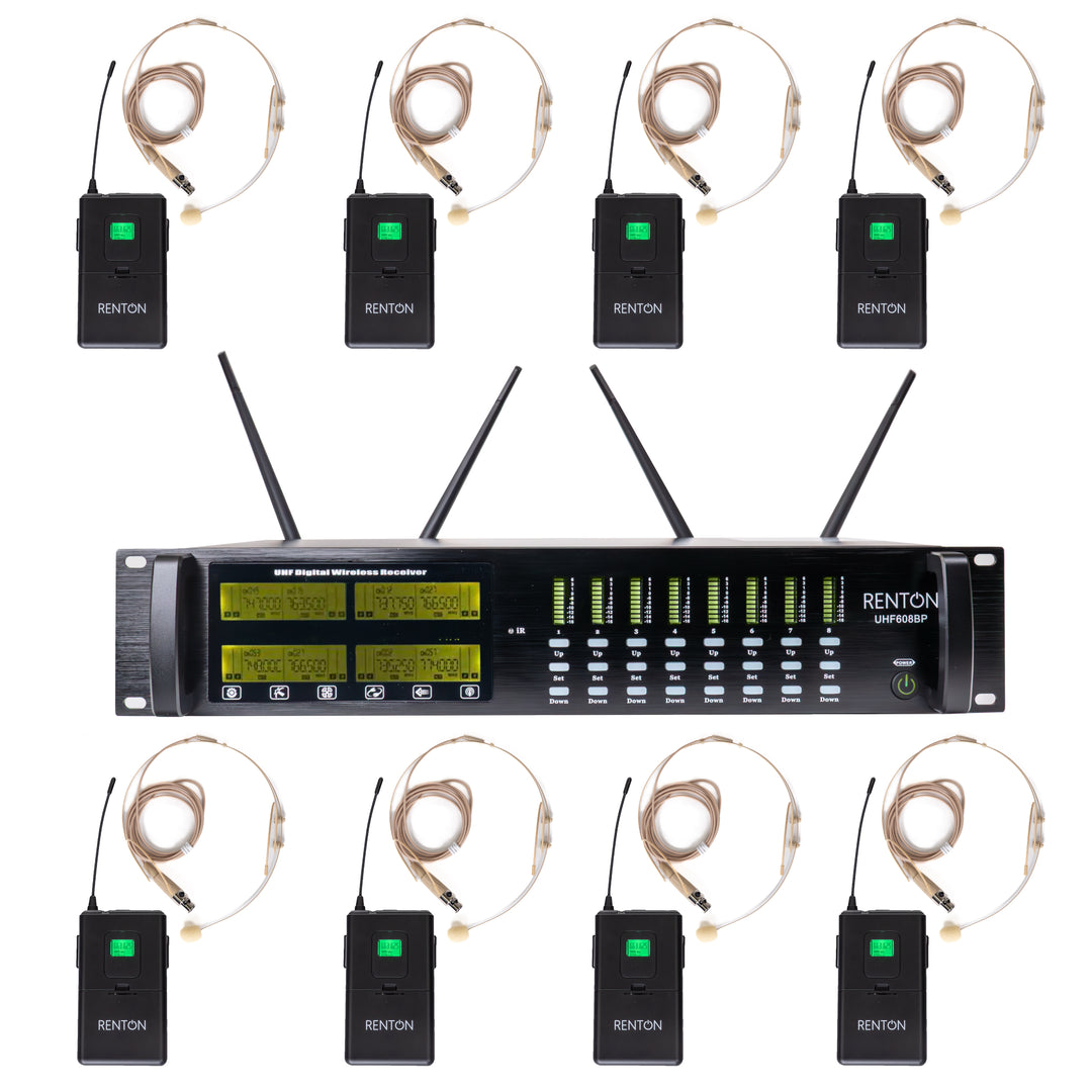Renton Pro Auricular Inalámbrico (8 canales)