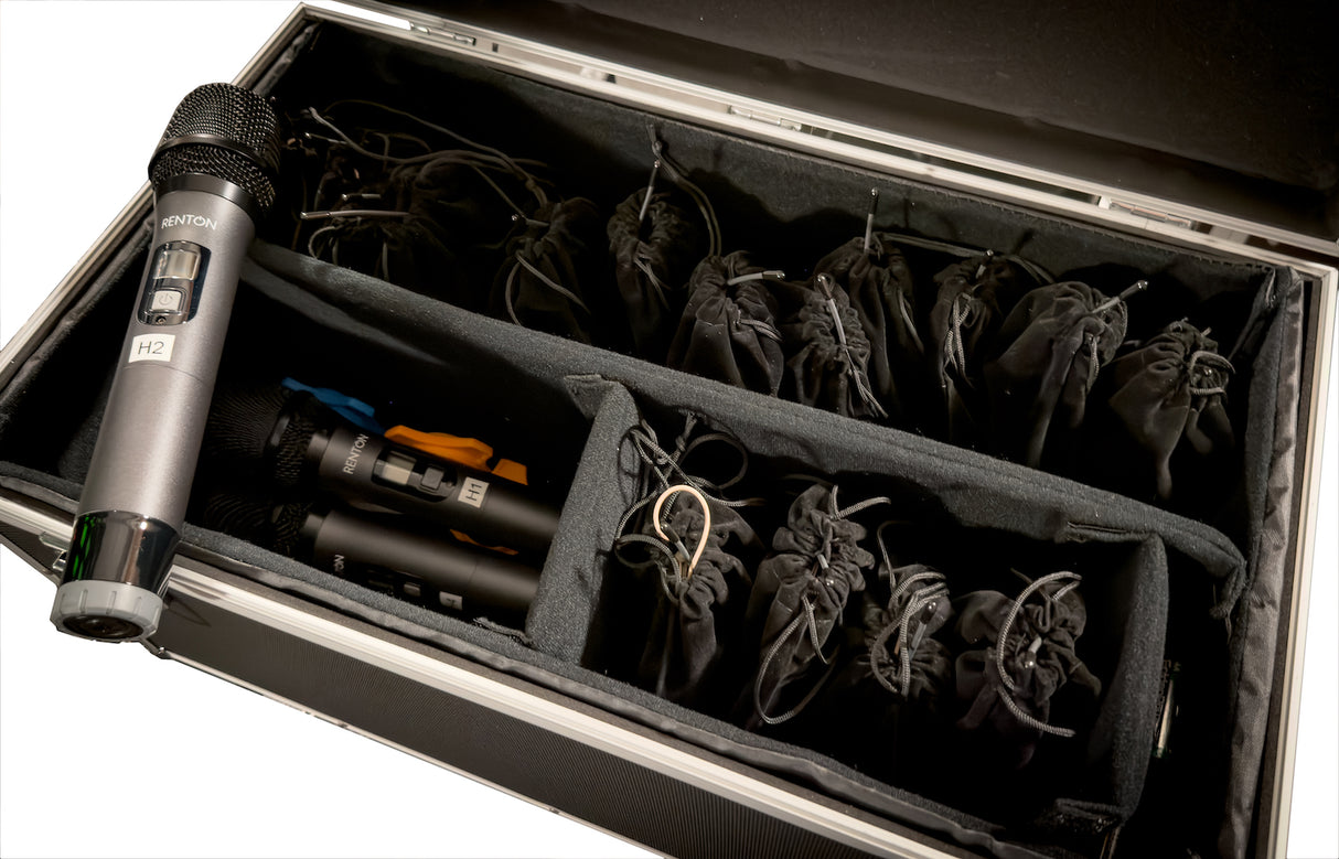 Sistema inalámbrico Renton Rack (16 headset)