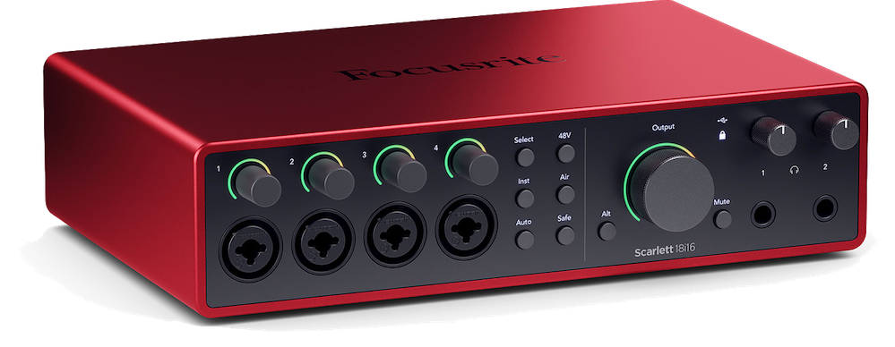 Focusrite SCARLETT4 18I16 Tarjeta de sonido Premium