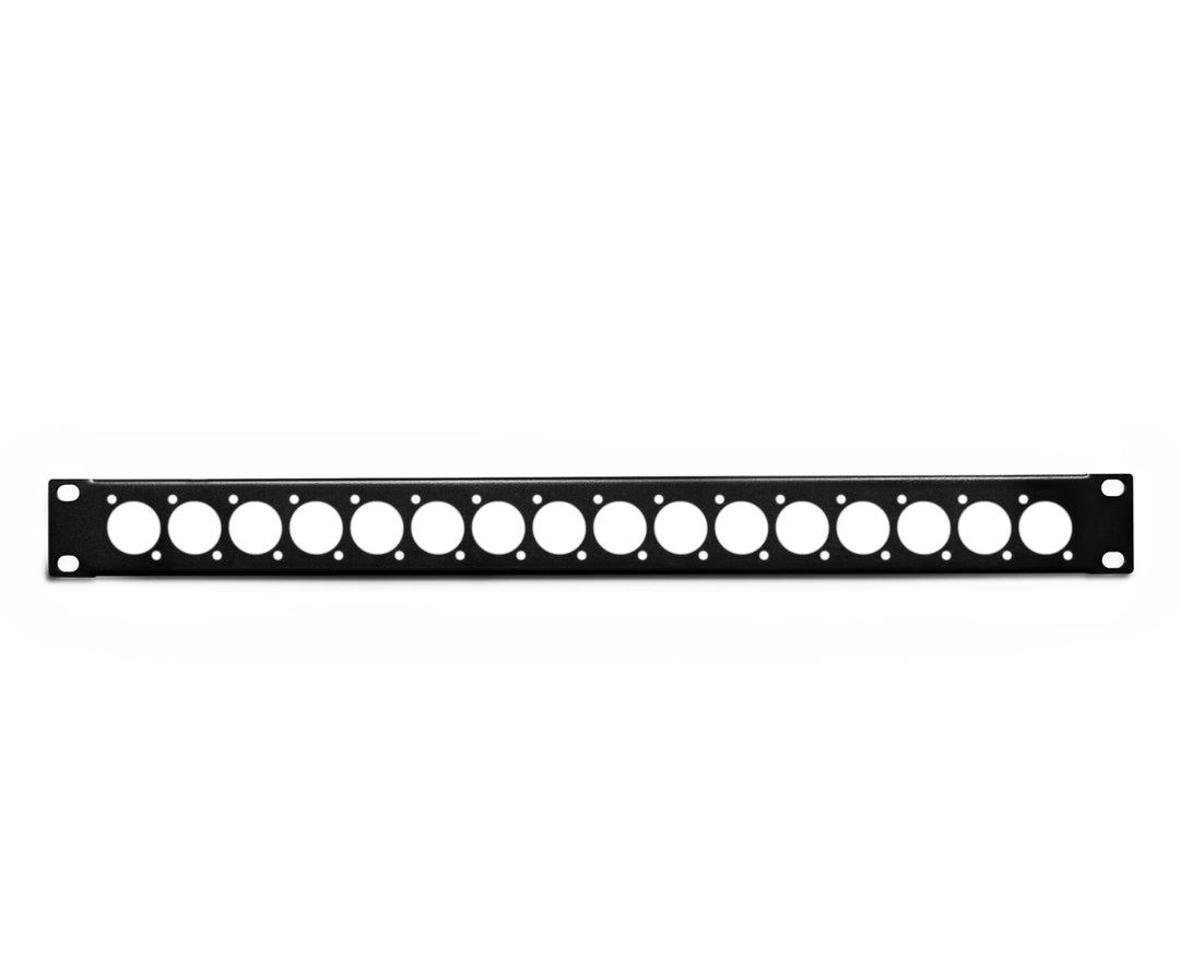 Perfex 19" con 16 D-slot punchout, 1U