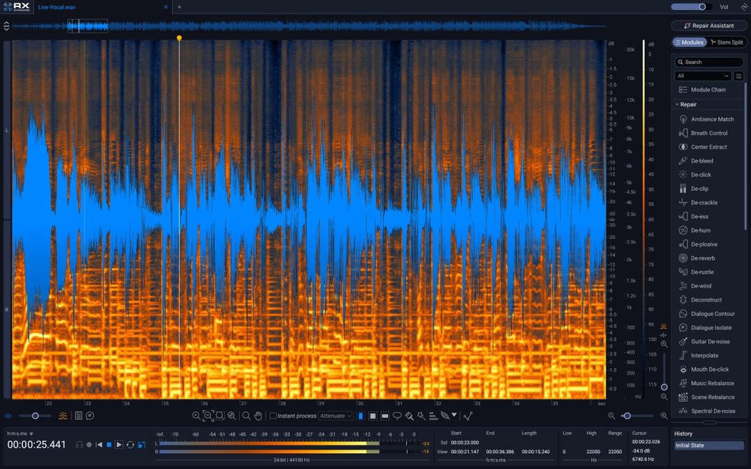 RX 12 Standard: CRG de cualquier producto iZotope de pago