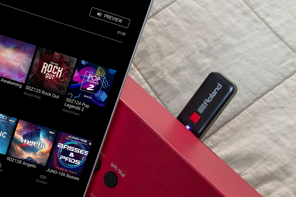 Roland GO:KEYS 3 Keyboard (Dark Red)