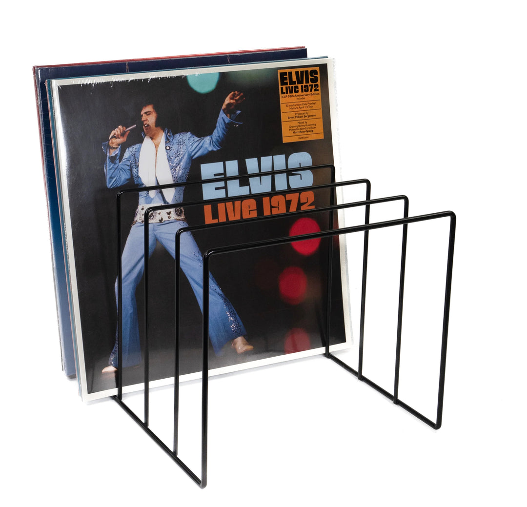 Studio 57 - Soporte para discos de vinilo en metal (Black)