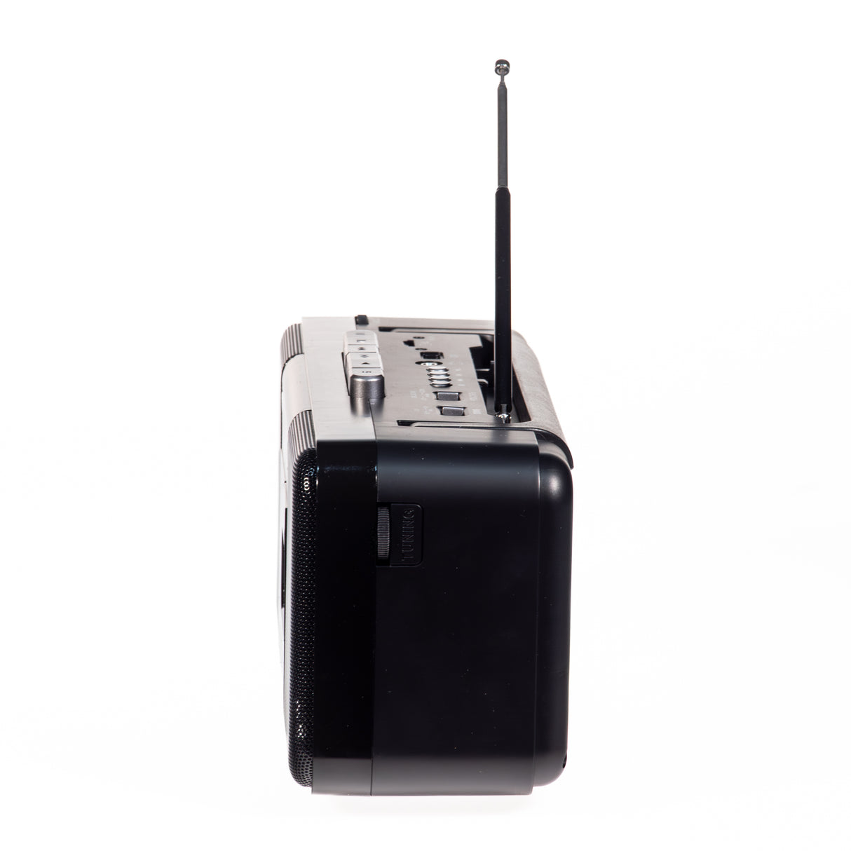 Studio 57 Reproductor de casetes con FM y Bluetooth, Negro