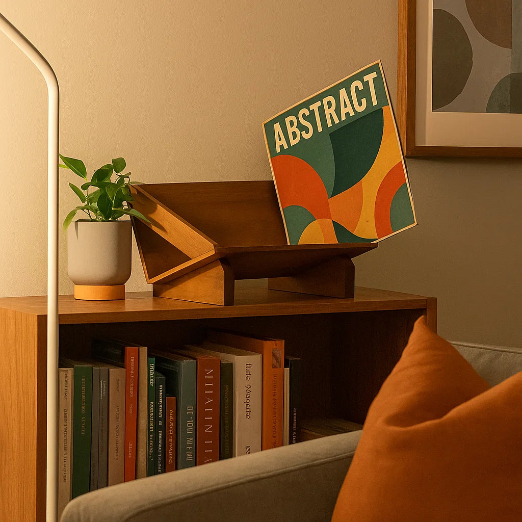 Studio 57 - Soporte de mesa para vinilos (Madera)