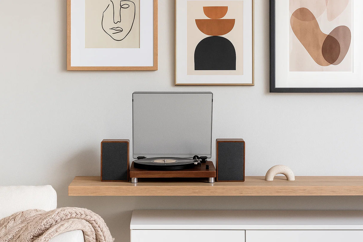 Studio 57 Tocadiscos con altavoces (Madera)