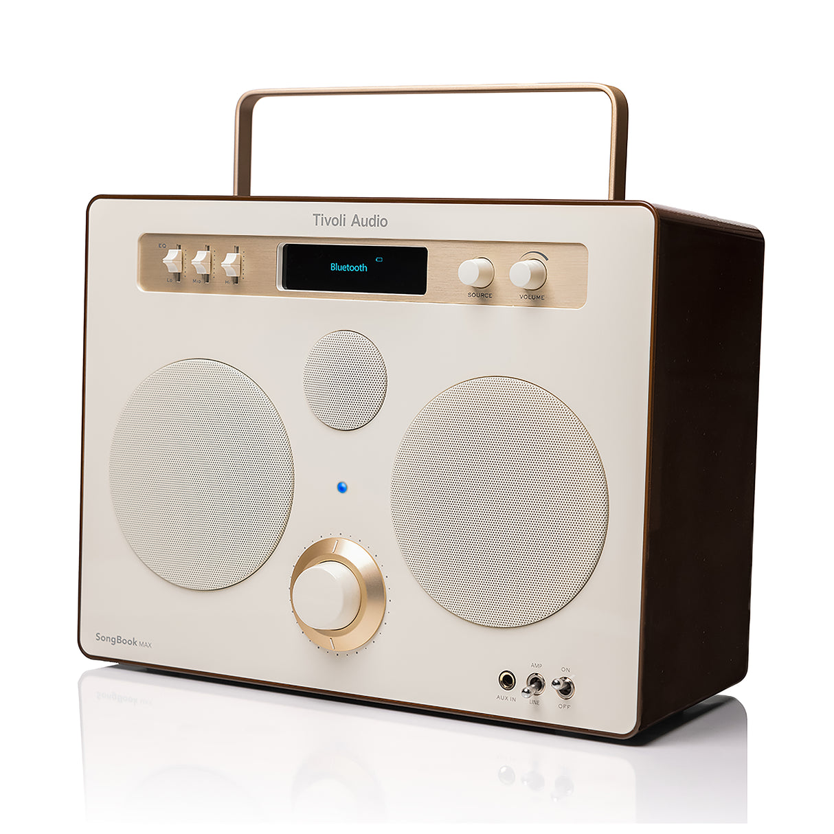 Tivoli Audio Song Book MAX Altavoz Bluetooth (Crema/Marrón)