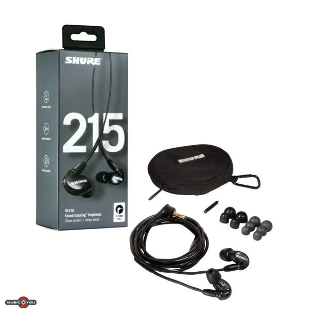 Shure SE215 In-Ear Auriculares (Negro)