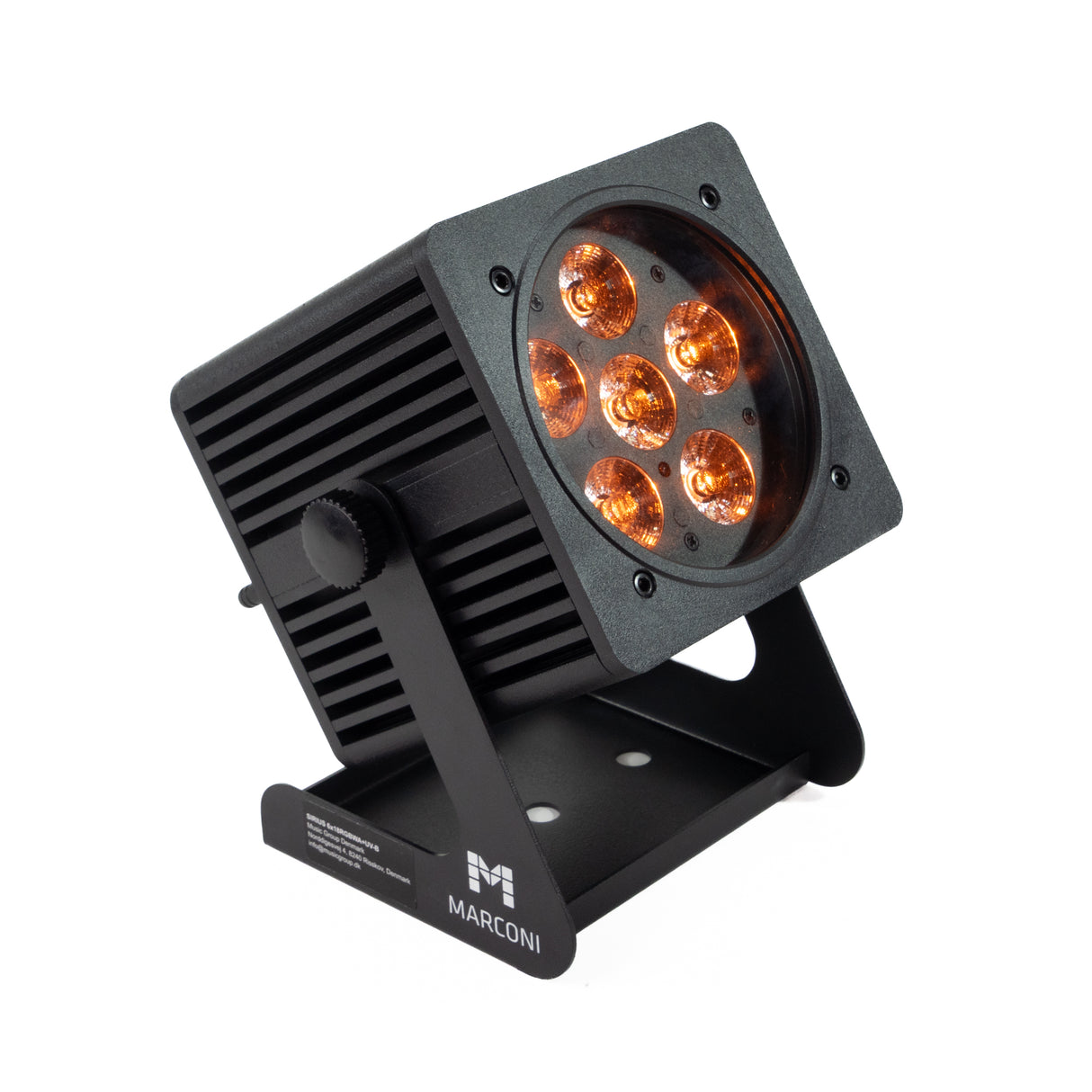 Marconi SIRIUS 6x18W RGBWA+UV IP65 Lámpara a batería