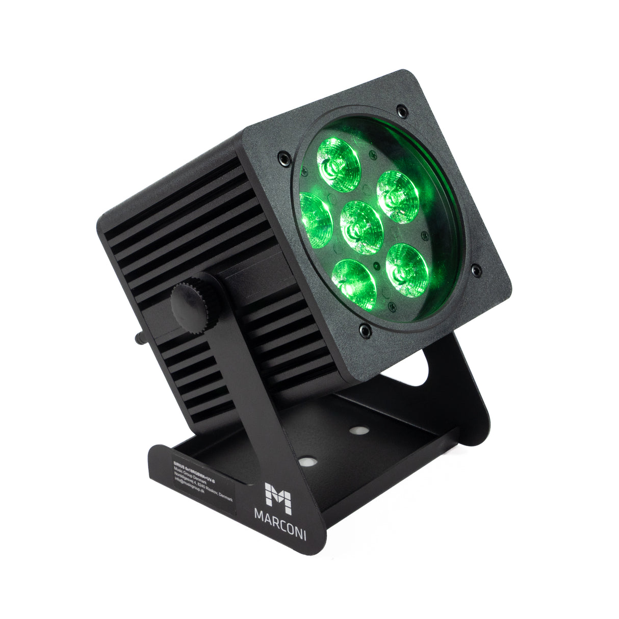 Marconi SIRIUS 6x18W RGBWA+UV IP65 Lámpara a batería
