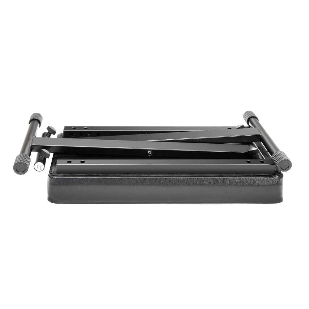 Adam Hall Stands SKT 17 - Banco de teclado plegable con acolchado extra grueso