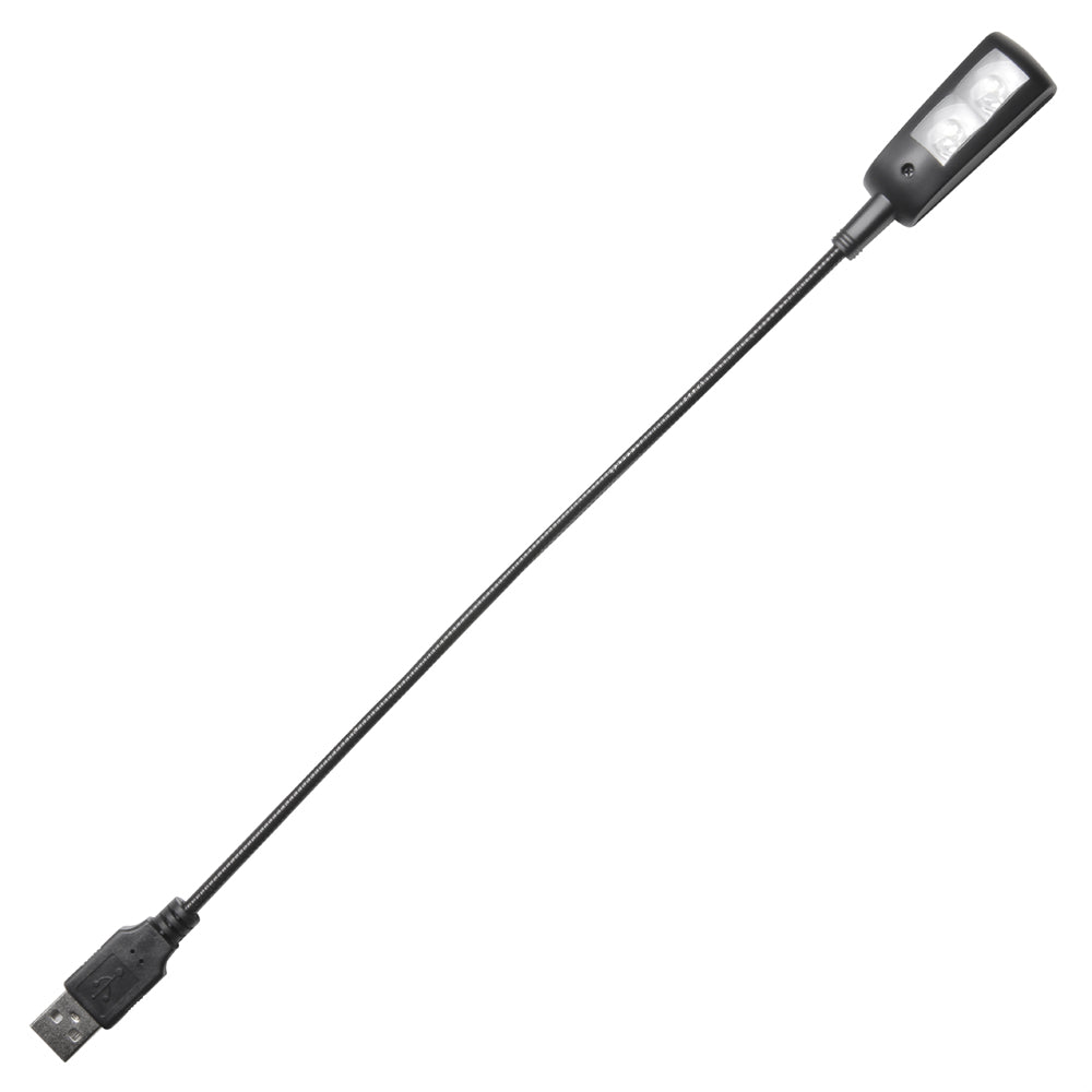 Adam Hall Stands SLED 1 USB PRO - Lámpara de cuello de cisne USB con 2 LED