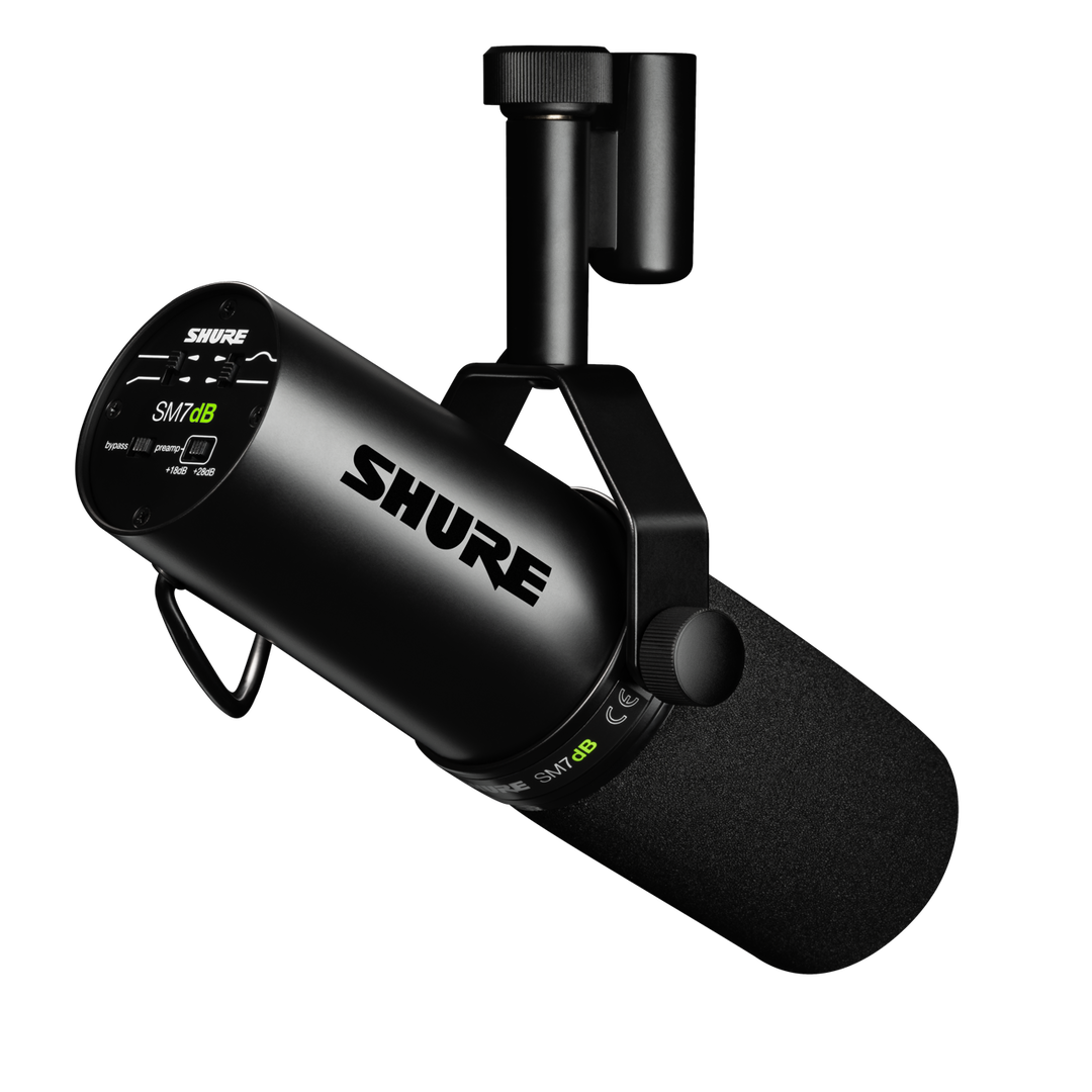 Shure SM7dB Micrófono Dinámico Activo para Podcast